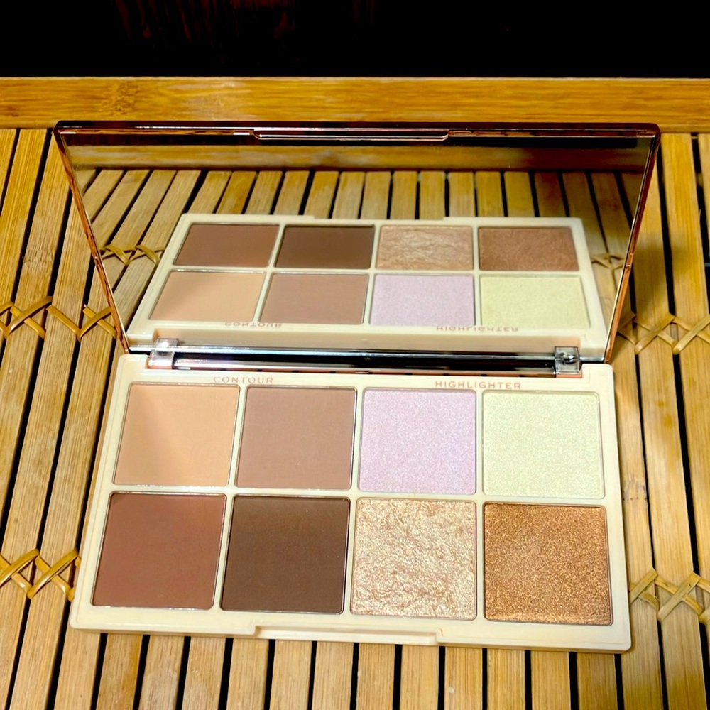 💋👁️Roxi Revolution Face Makeup Contour & Highlight Palette W/Mirror
